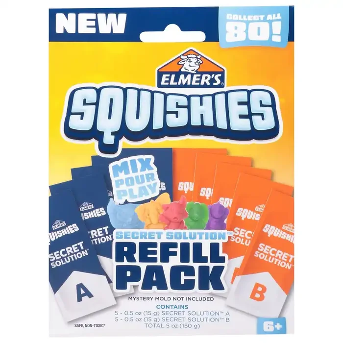 Elmer‘s Secret Solution 6+ Refill Pack Squishies 10 ea