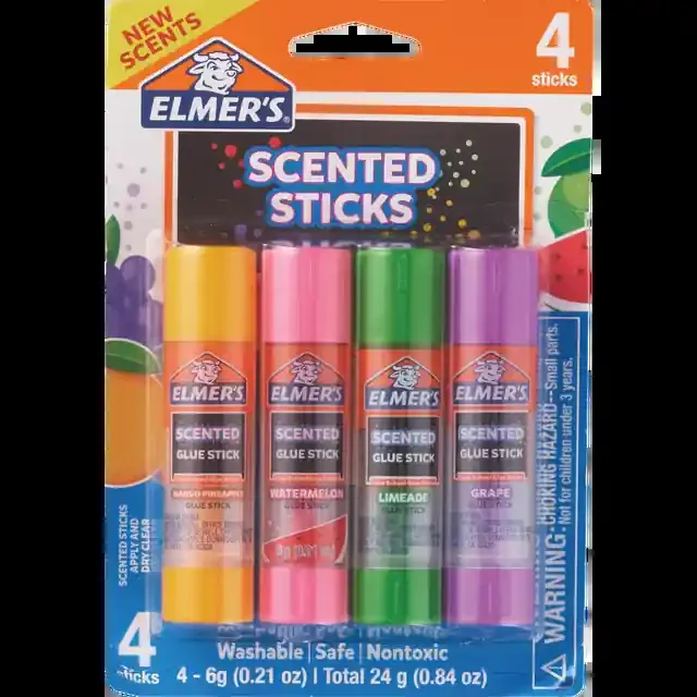 Elmers Elmer‘s Scented Glue Stick, 4 Ct