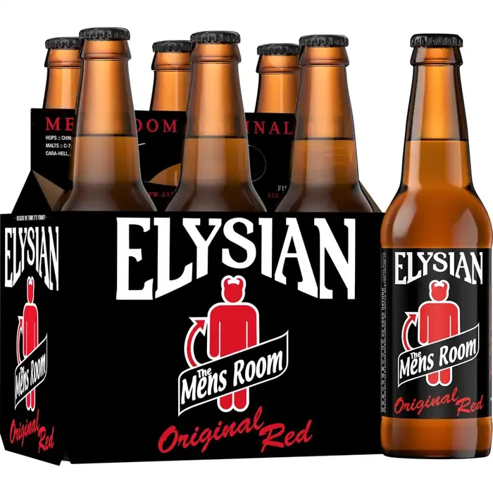 Elysian Brewing Company Mens Room Original Ale Single Hop, 6 Pack 12 oz. Bottles, 5.6% ABV