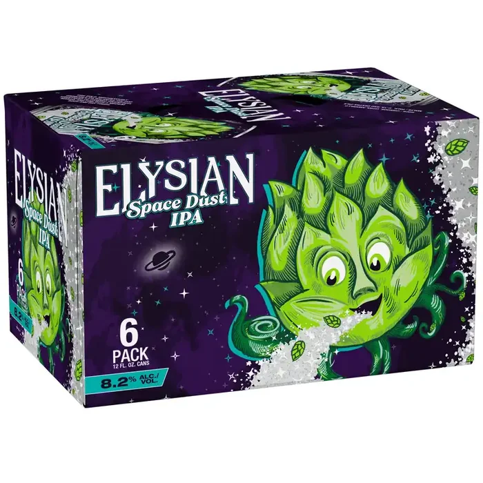 Elysian Space Dust IPA Craft Beer, India Pale Ale, 6 Pack, 12 fl oz Cans