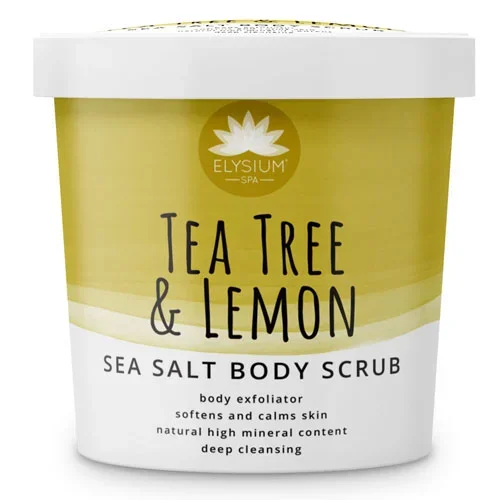 Elysium Tea Tree, Lemon & Sea Salt Scrub – Case of 12