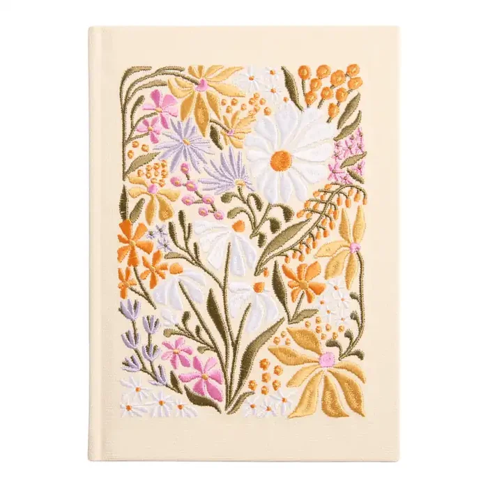 Embroidered Wildflower Undated Weekly Planner