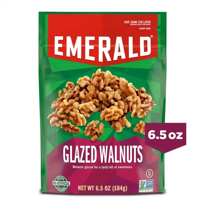Emerald Glazed Walnuts