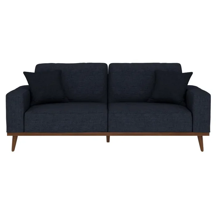 Emerald Home Furnishings Lakeview Presley Sofa – Navy Blue