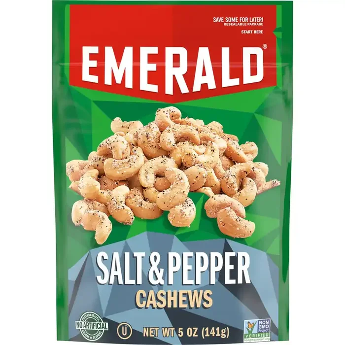 Emerald Salt Pepper Cashews