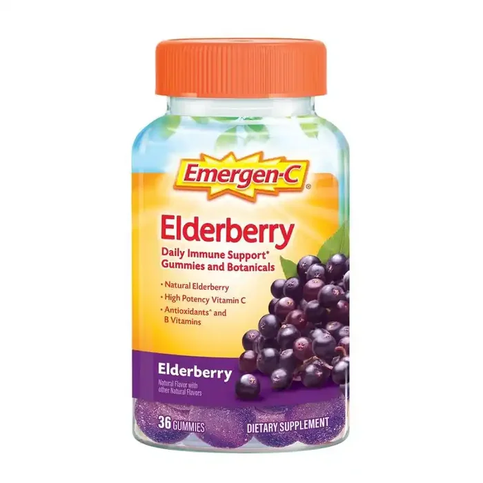 Emergen-C Elderberry Gummies – 36ct