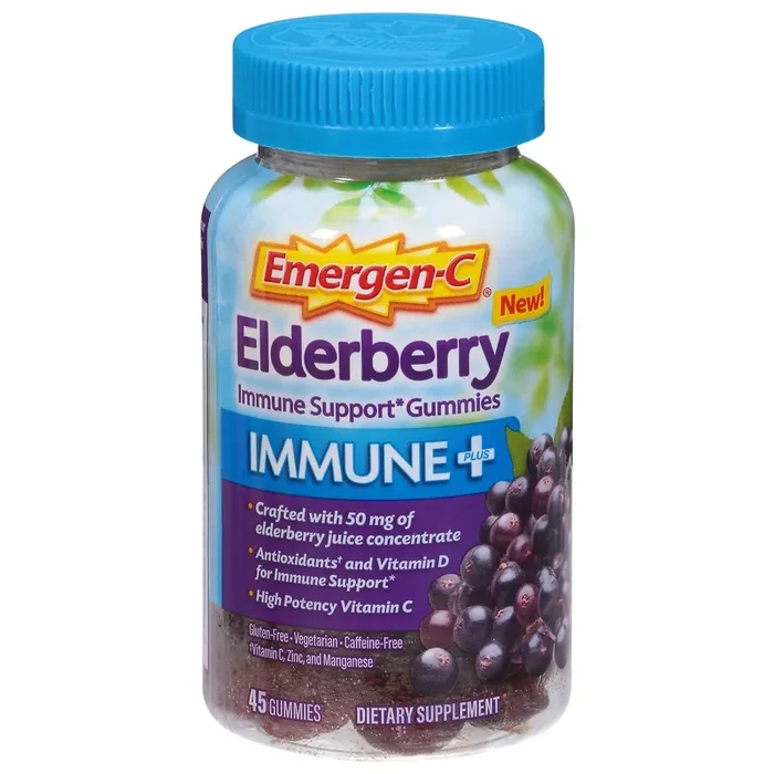 Emergen-C Elderberry Immune+ 45 Gummies