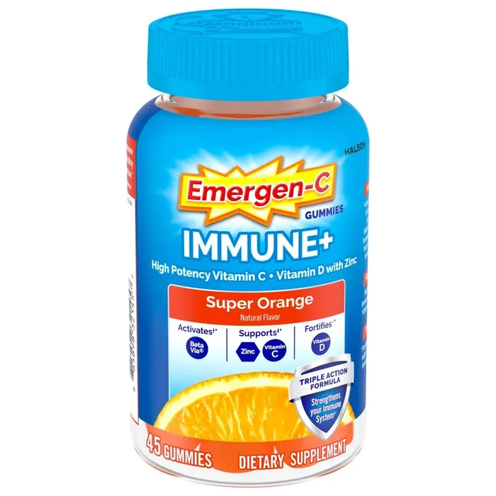 Emergen C Immune Orange Gummy 45 Count