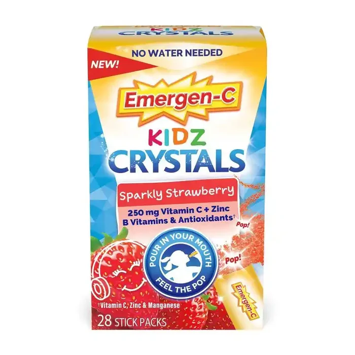 Emergen-C On-The-Go Immune Support with Vitamin C Powder – Sparkly Strawberry – 28ct