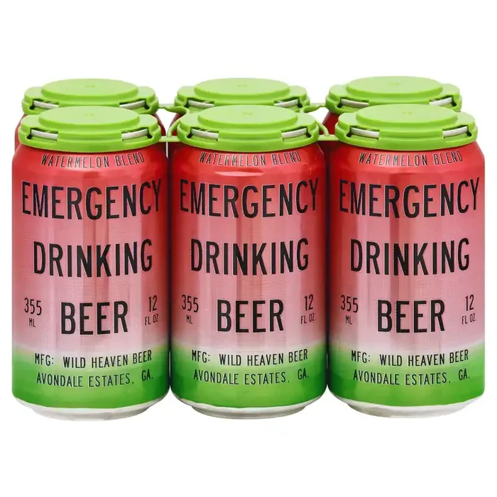 Emergency Drinking Beer Wild Heaven Emergency Dri