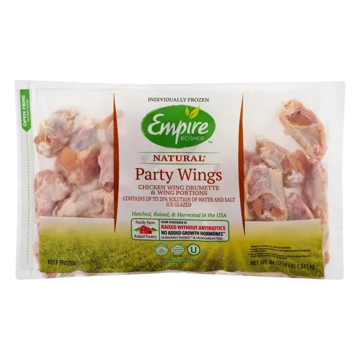 Empire Kosher Party Wings, Natural