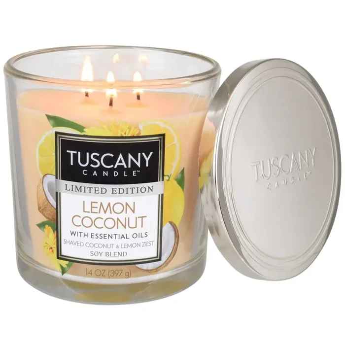 Empire Lemon Coconut 3Wick Candle