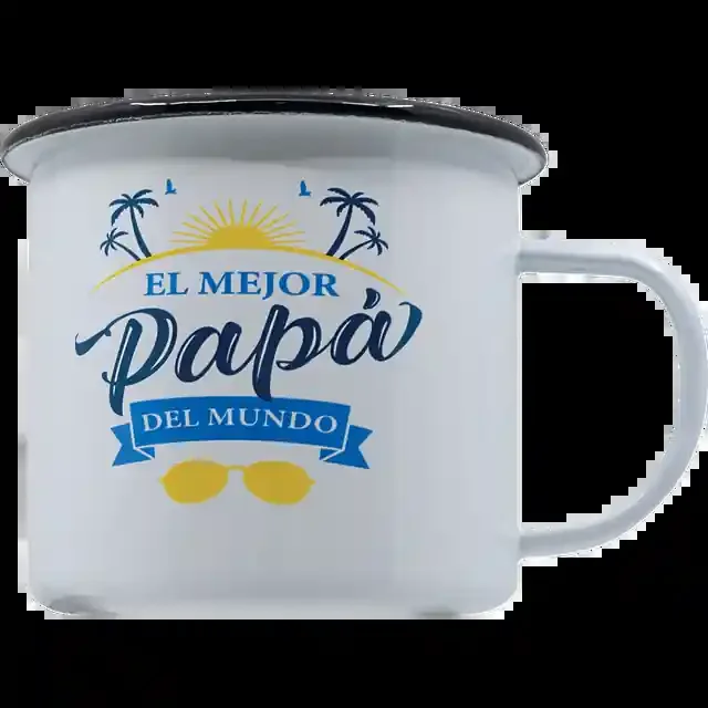 Enamel Mug Tropical Papa