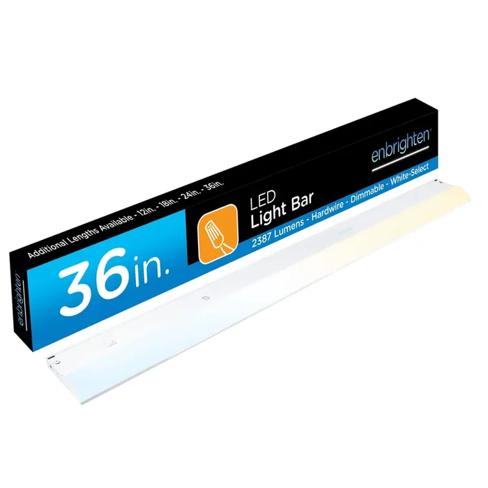 Enbrighten 36-in Hardwired LED Under Cabinet Light Bar