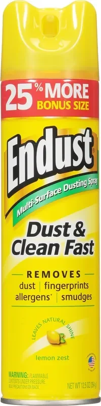 Endust Lemon Zest Multi-Surface Dusting Spray 12.5 oz