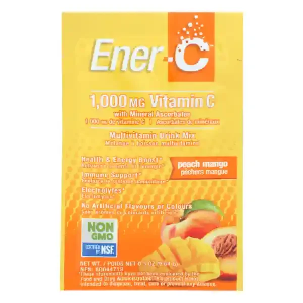 Ener-C Peach Mango Vitamin C Drink Mix Single Packet