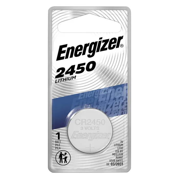 Energizer 2450 Lithium Battery 1 ea Blister Pack