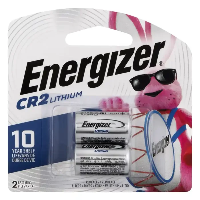 Energizer 2pk CR2 Batteries Lithium Photo Battery