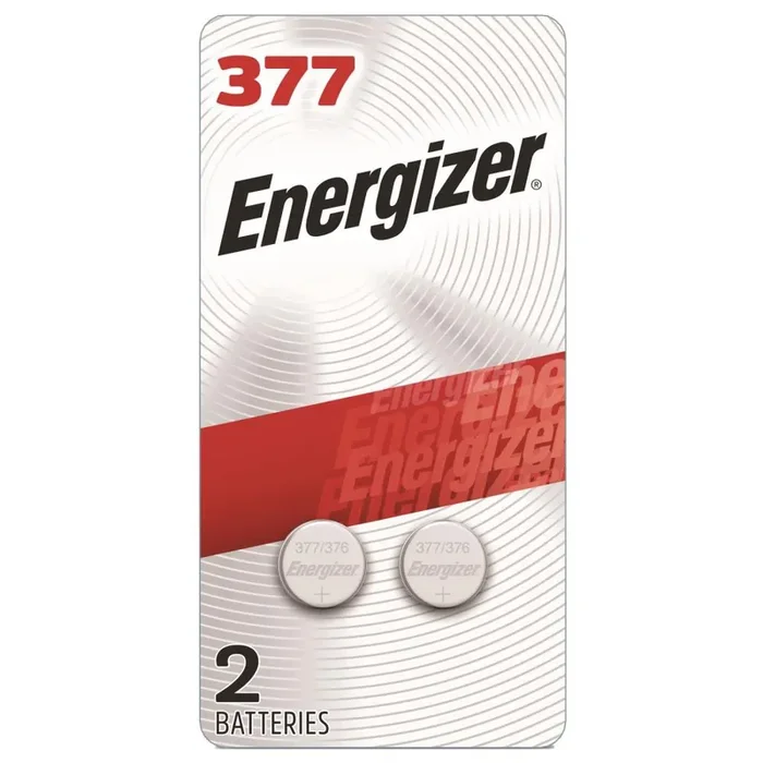 Energizer Alkaline 377 Button Batteries 2 -Pack