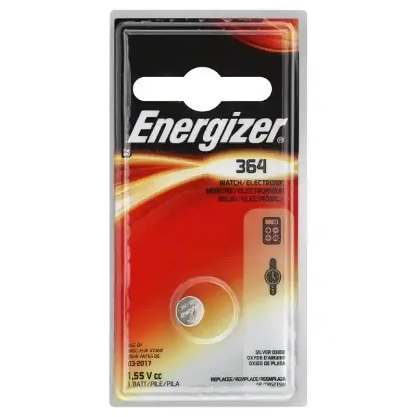Energizer Battery, Silver Oxide, 364