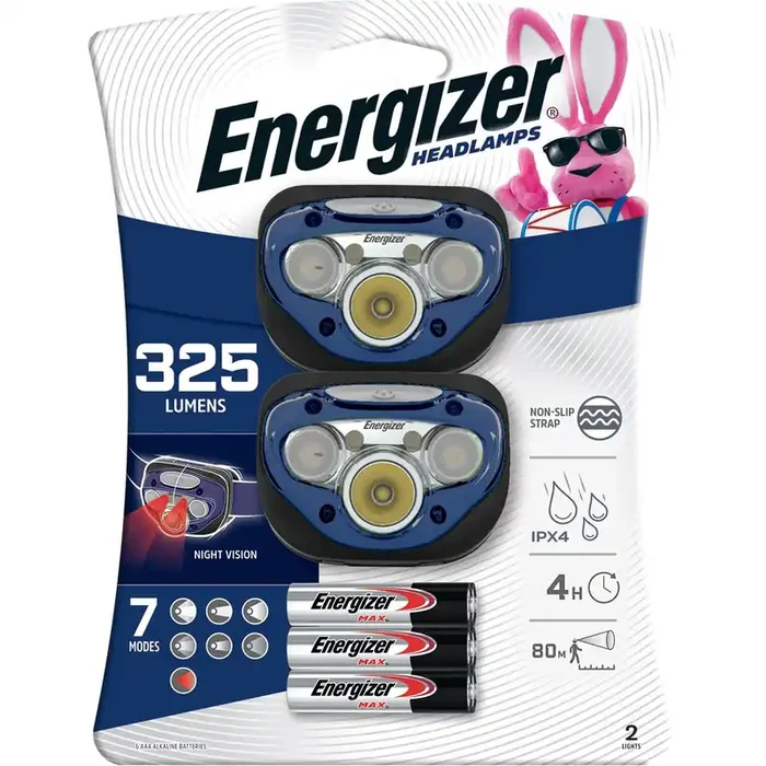 Energizer HD+ Headlight 2pk