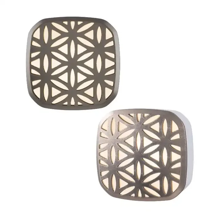 Energizer LED Mini Deco Lights Flower Design 2pk Plug-In Nightlights, Electric, White, All Ages, 5 Watts, No Assembly Required