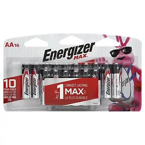 Energizer Max E91Lp-16 Multipurpose Battery – Aa – Alkaline Manganese Dioxide