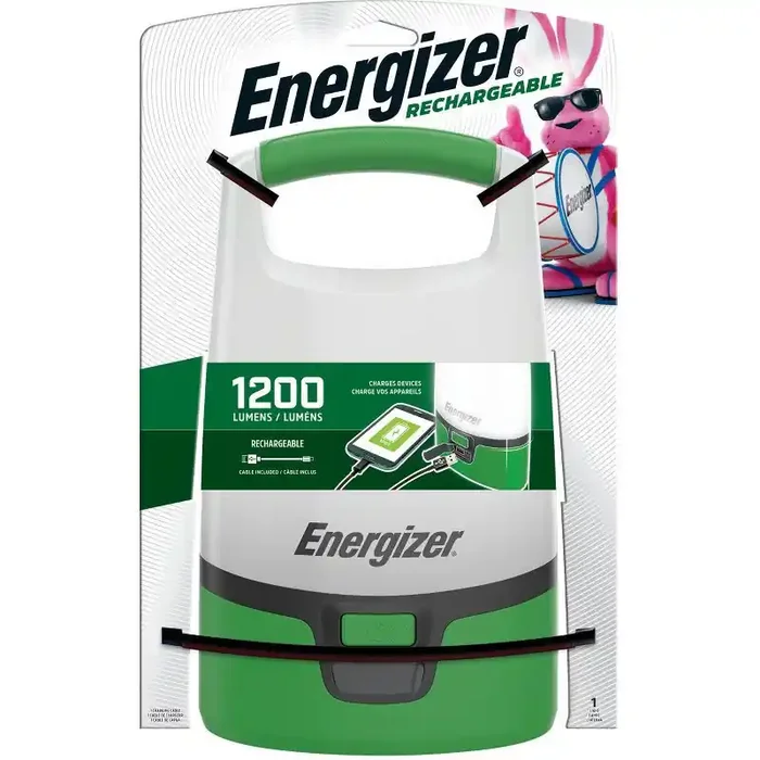 Energizer Rechargeable Area LED FlashLight Green Emergency Light, Impact & Water-Resistant, 1200 Lumens, 50 Hr Run Time