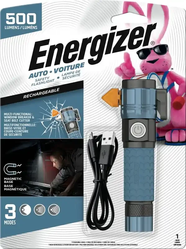 Energizer Rechargeable Auto Safety Flashlight