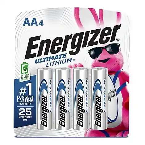 Energizer Ultimate 1.5 Volt Lithium Aa Batteries – 4 Count