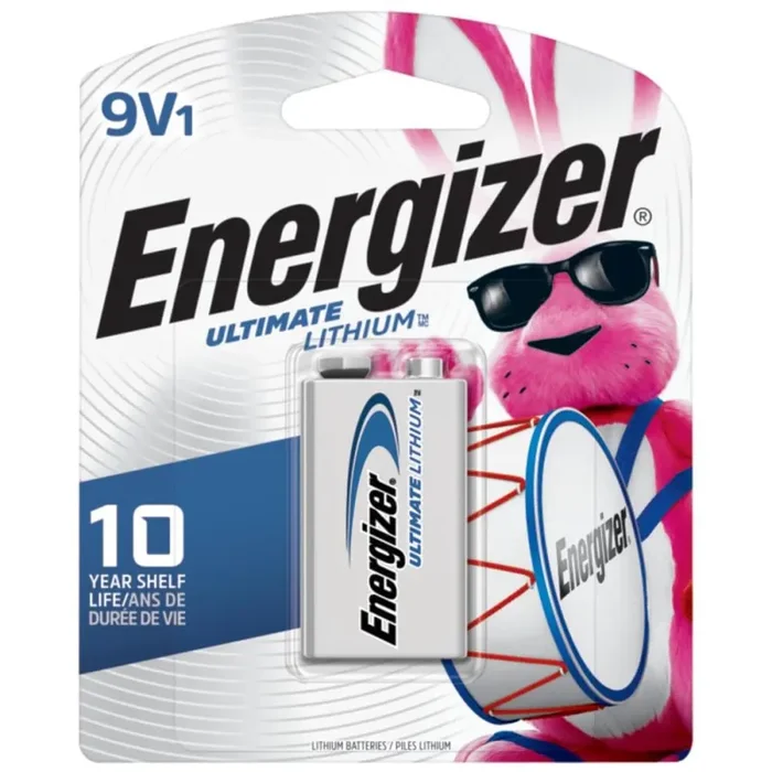 Energizer Ultimate Lithium 9-Volt Batteries
