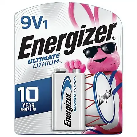 Energizer Ultimate Lithium 9 Volt Lithium Batteries – Each