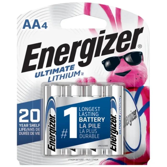 Energizer Ultimate Lithium AA Batteries ( 4 -Pack)