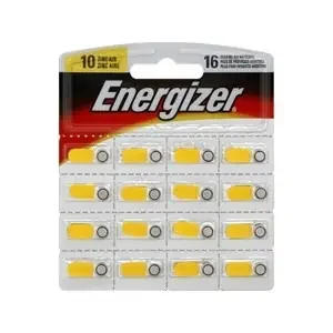 Energizer Zinc Air Hearing Aid Batteries Size 10