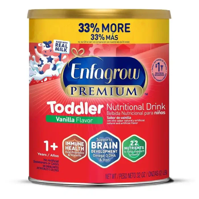 Enfagrow Vanilla Powder Toddler Formula – 32oz