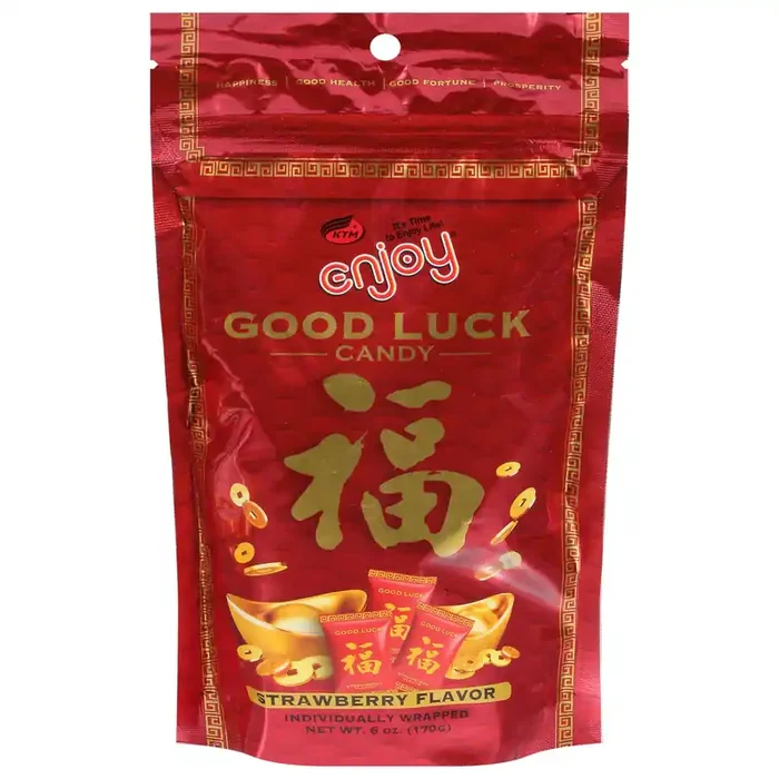Enjoy Good Luck Candy Strwbry – 6 OZ