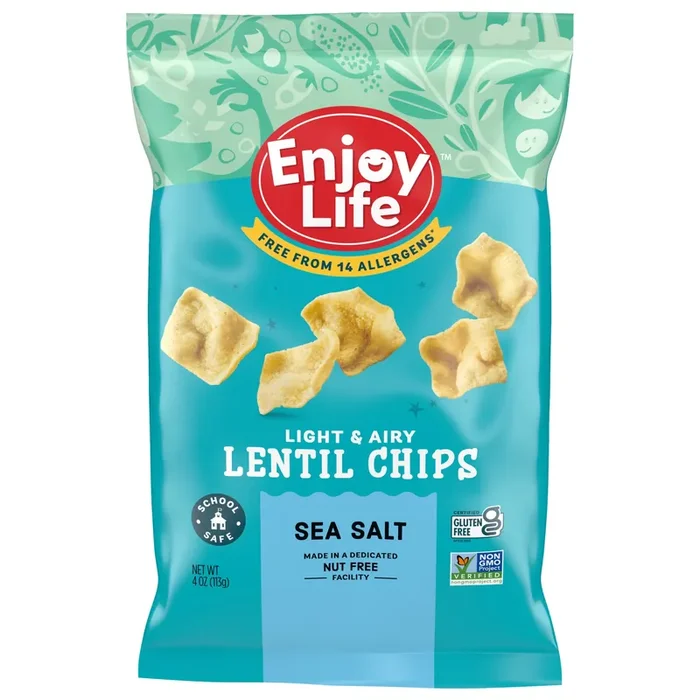 Enjoy Life Sea Salt Lentil Chips, 4 oz