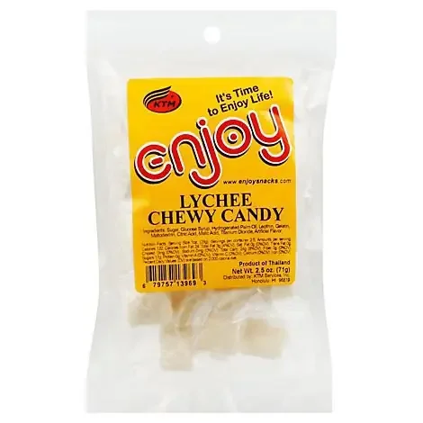 Enjoy Lychee Chewy Candy – 2.5Oz