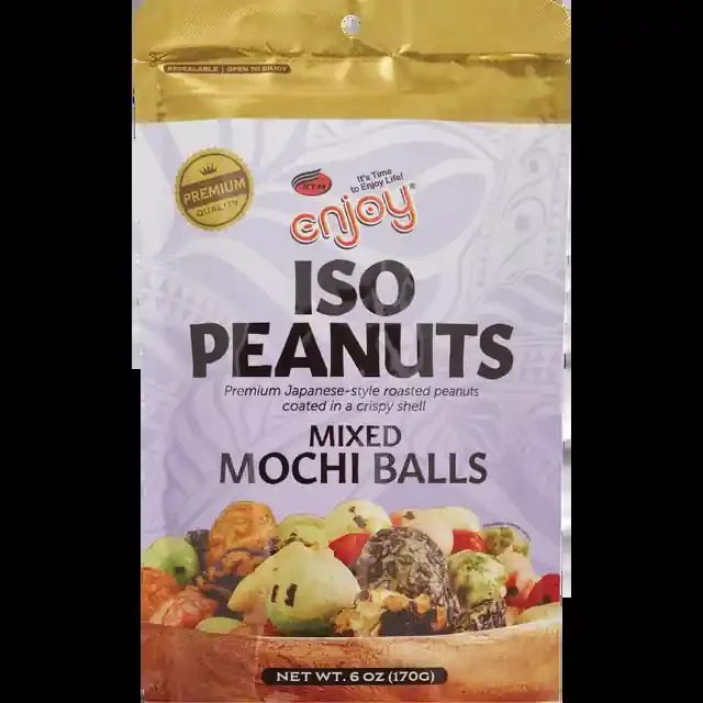 Enjoy Mixed Mochi Balls Iso Peanuts 6 oz