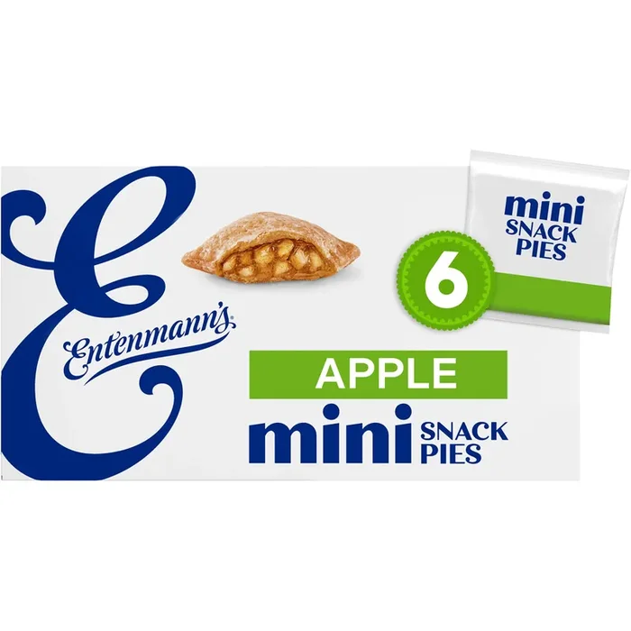Entenmann‘s Apple Snack Pies, 6 packs, Mini Pies, 12 oz Box