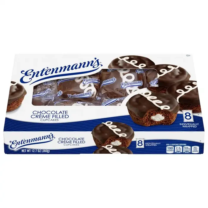 Entenmann‘s Chocolate Creme Filled Cupcakes