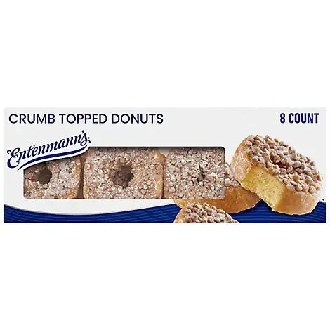 Entenmann‘s Crumb Topped Donuts – 8 Count
