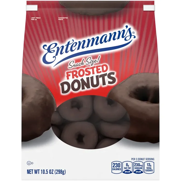 Entenmann‘s Frosted Bagged Donuts, 10 oz