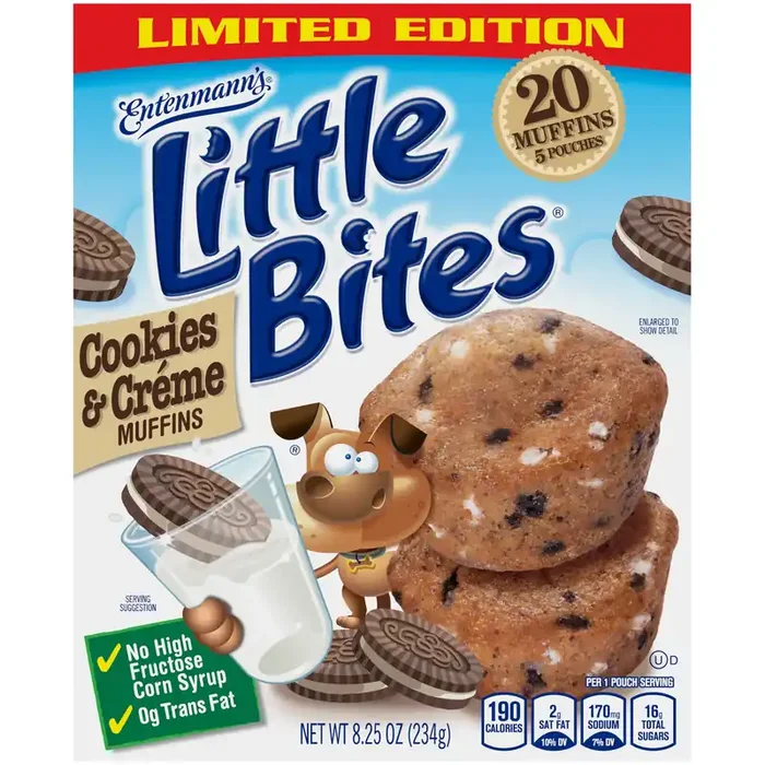 Entenmann‘s Little Bites Cookies & Creme Mini Muffins 5 Ct