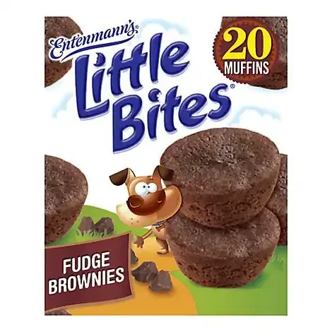 Entenmann‘s Little Bites Fudge Brownie Mini Muffins – 9.75 Oz