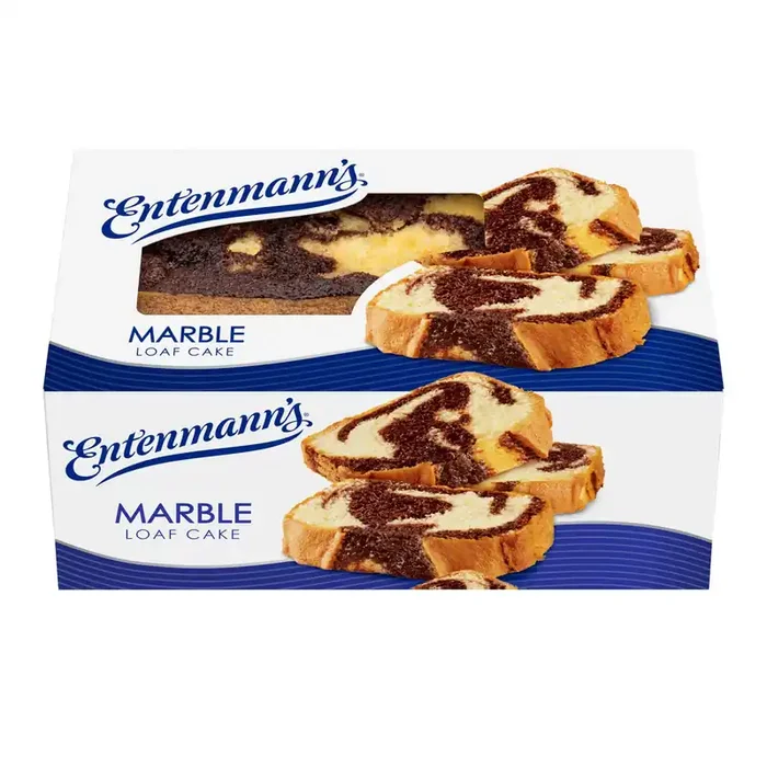 Entenmann‘s Marble Loaf Cake, 12 oz, Chocolate Loaf Cake, Box