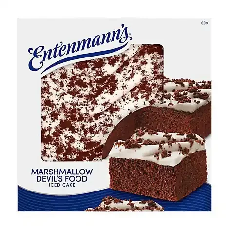 Entenmann‘s Marshmallow Devils Food Iced Cake – 19 Oz