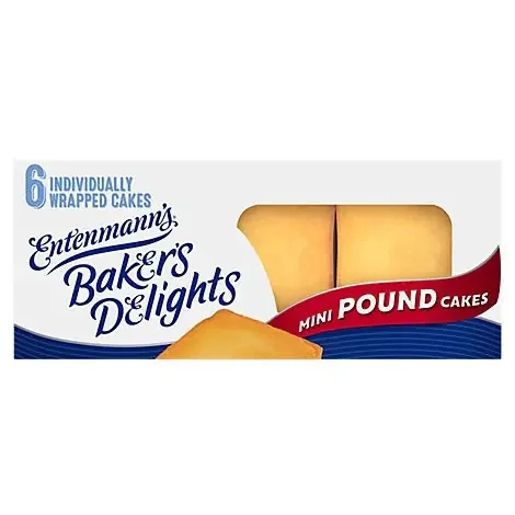 Entenmann‘s Minis Pound Cakes Snack – 9.25 Oz