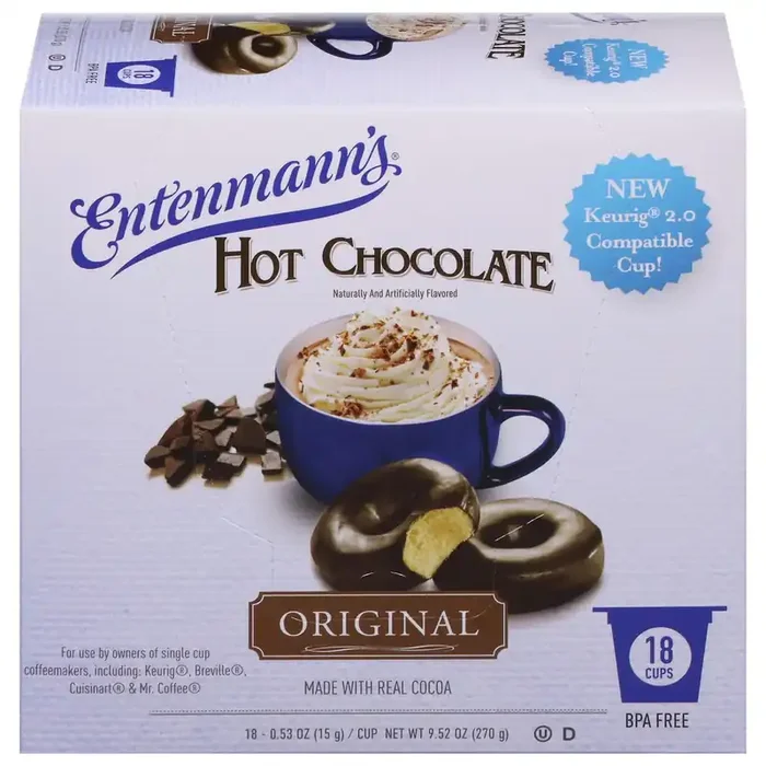 Entenmann‘s Original Hot Chocolate – 18 ct