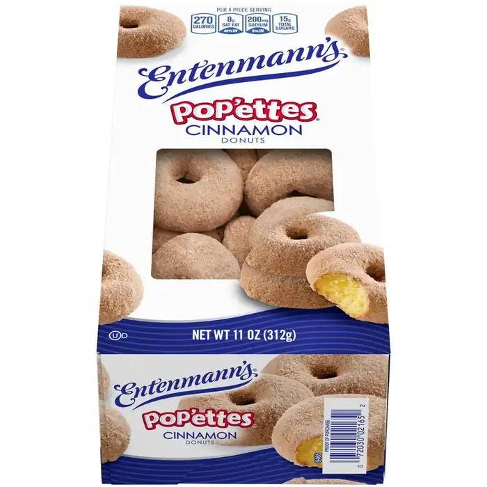 Entenmann‘s Pop‘Ettes Cinnamon Donuts